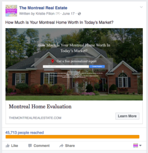 Facebook Home Evaluation Ad