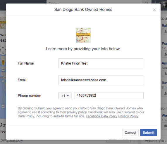 Facebook Lead Ads for Home Buyers - SuccessWebsite