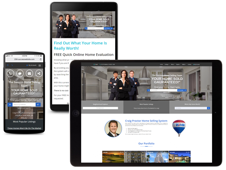 Branded SuccessWebsite Example - Customization